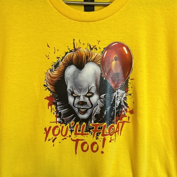 100% cotton gildan t-shirt, yellow size large can make this T-shirt - Picture 4 of 4